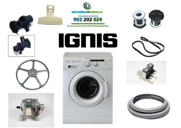 Recambios, Repuestos, Accesorios Ignis 